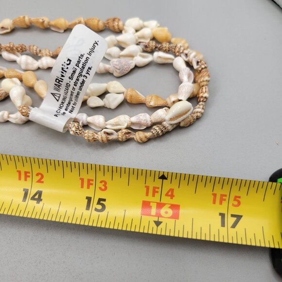Hilo Hattie Natural Cowrie and Cone Shell Necklaces Overhead Lot of 3 - Picture 5 of 5
